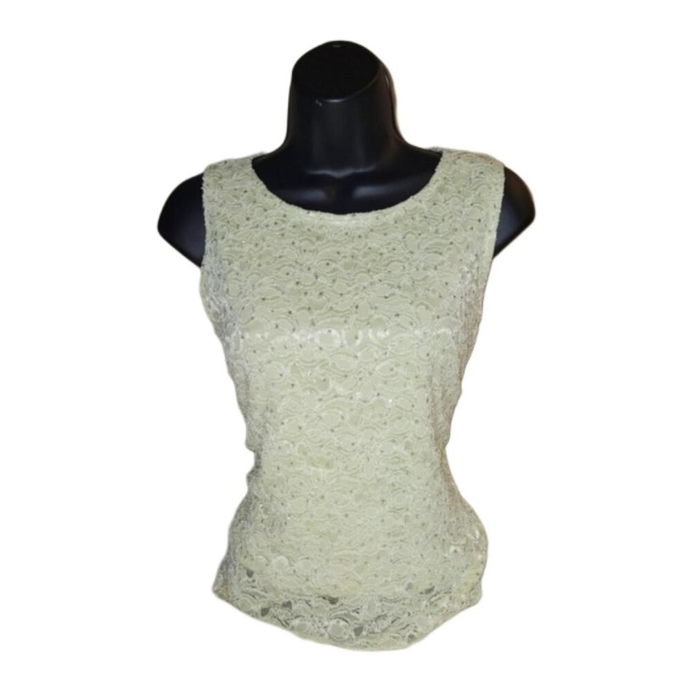 Y2k Mint Green Lace Sleeveless Top